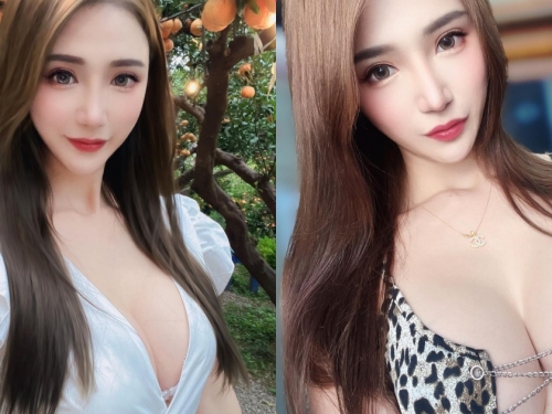 美乳聚人心！正妹「金娜娜」豹紋裝誘惑，火辣乳視角太犯規！