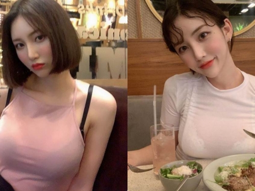 壞脾氣酷妹「最愛露出內衣顏色」，吃飯時「美乳曲線好透視」！