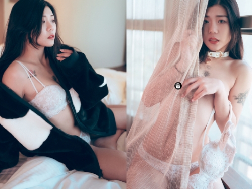 寫真女神《李薇Li Wei》寫真新作尺度大躍進　上身解禁嫩乳飄香極誘人