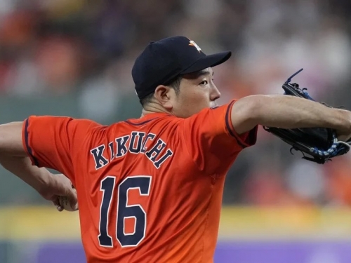 MLB》菊池雄星轉太空人首戰8連K 平隊史、日本球員紀錄