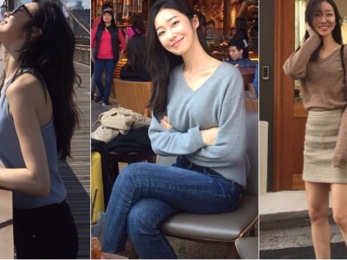 素人正妹笑容好迷人，「裸背洋裝」養眼畫面無限露出，讓人大開眼界啦！