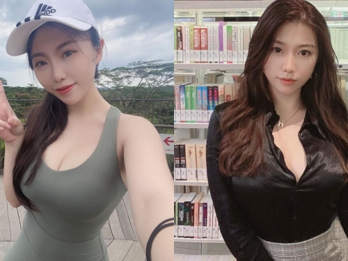 圖書館「高顏值美女」天菜外型讓人戀愛！極品好身材有夠迷人呀