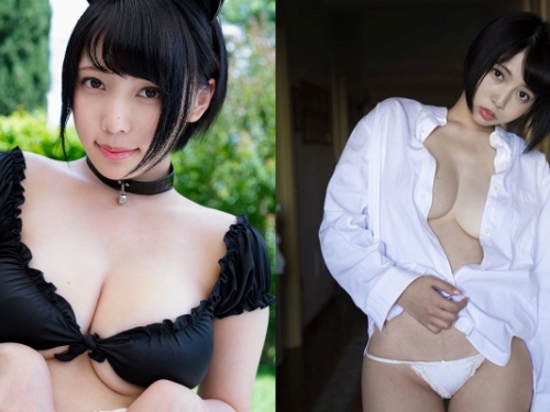 求大尺度的刺激！21 歲正妹「安位薰」發育開外掛！各種「巨乳四溢」超犯規！