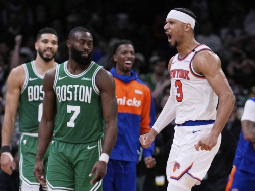 NBA季後賽》很鬧！尼克哈特賽後記者會竟點起外送 隊友無奈搖頭