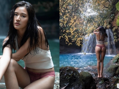 時裝秀模特兒走入山林，網美「萬萬」結實火辣辣身材像上帝造的禮物！