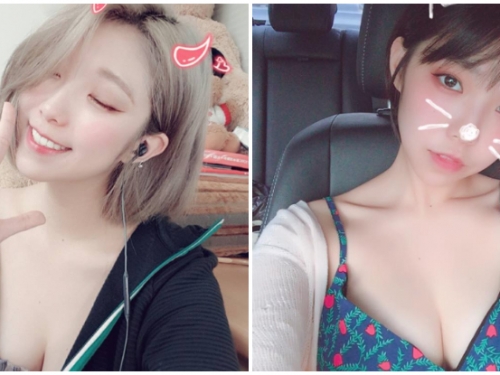 激萌！甜軟短髮「爆乳直播主」笑容太可愛，外掛火辣身材的最強反差！