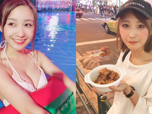 捕獲今年「最正吃貨」！超可愛「虎牙＋巨乳」吃東西的萌樣讓路人都戀愛了！