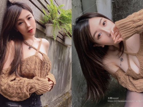 超撩黑絲襪！「吉寶Keppel」毛衣下藏兇猛車頭，蹲下的綺麗風景讓人想法太大膽！