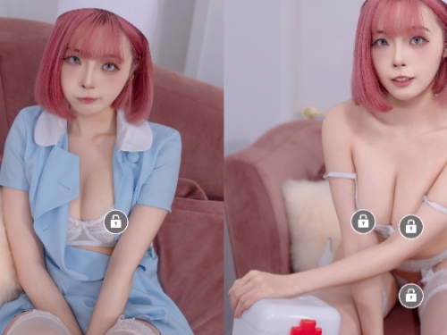 爆乳小護士「晨沫」肉體診治，「深邃事業線」撫慰患者身心靈！