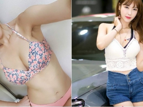 公眾獻寶！拳擊女郎夾帶「堅挺混圓」登台，來勢洶洶「深邃乳溝」一次乍現
