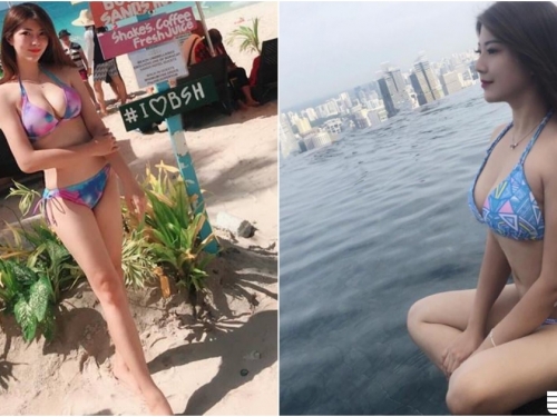 快出發！度假海邊「極品比基尼妹」出沒！「渾圓飽滿」兇猛身材好吸睛！
