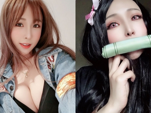 最嫵媚「禰豆子」!美乳正妹「邱默默」份量好兇，火辣曲線讓粉絲都瘋狂了！