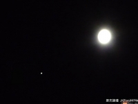 本周六（18日）淩晨將會有“木星合月”天象