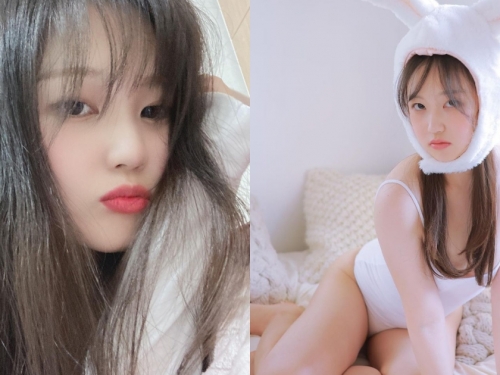 尺度大到你會怕！「雪乳兔兔」腿夾紅蘿蔔，大膽拍照花式遮點！