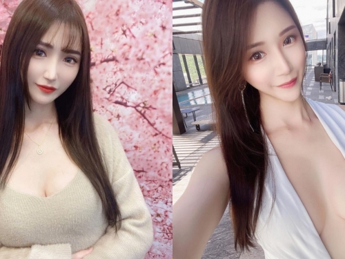 極品正妹「金娜娜」新造型畫面好甜，「誘惑乳量」角度超大膽！