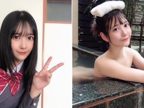 推特追蹤破萬！　甜美前偶像美少女「南乃空」大放溫泉背後全空福利！