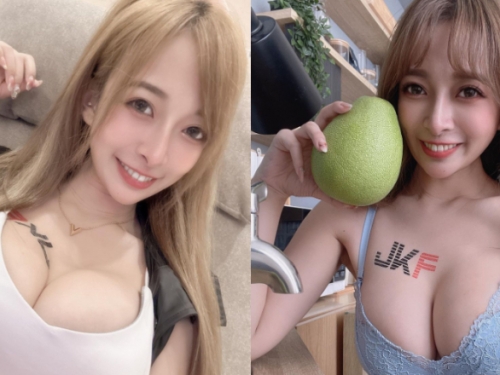 海派甜心「嵐芯語」猛咳嗽巨乳狂震　影片讓人看了頭暈