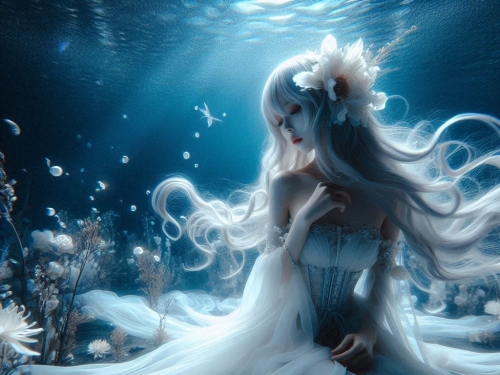 Water Moon Mirror Flower - Cloudy Dream Flower