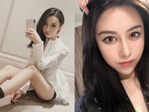 超正時尚設計師「Ria」眼神犀利觀景台上露香肩，高冷艷麗模樣多難都想一再挑戰！