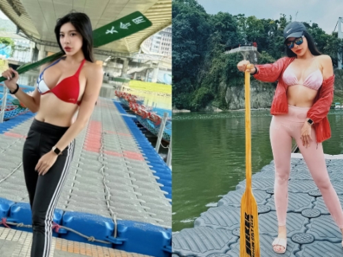 暈船還翻船？最辣選手「安安Anna」蓄勢待發，「猛乳拿槳」預戰滑龍舟！