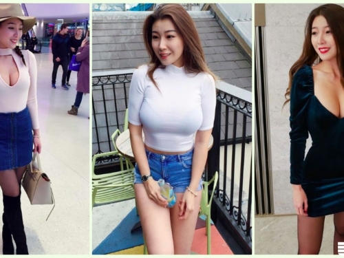 超迷人！網瘋傳「美艷大姐姐」F奶太胸猛啦！邪惡的「低胸視角」畫面好害羞...