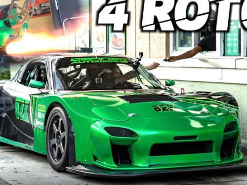 [影] 排氣聲浪媲美F1的爆改 Mazda RX-7！《跑車浪漫旅》某賽車就是用這銷魂聲