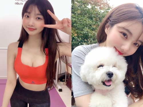 嬰兒肥圓圓臉「甜萌皮拉提斯老師」怎麼拍都超可愛　緊身瑜珈服更是完美凸顯S曲線