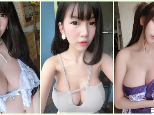 餵飽飽啦！「大奶牛直播妹」乳量都快溢出來！胸前「兩顆砲彈」畫面好震撼啊…