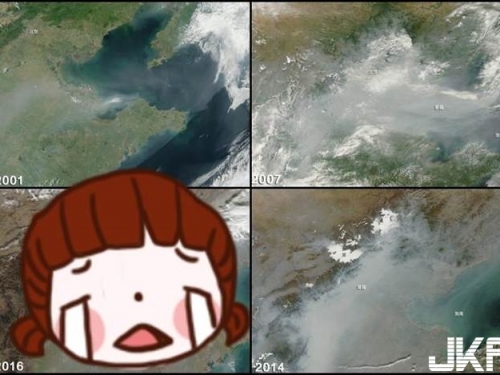 北京霧霾有多可怕？NASA 拍下15年震驚畫面