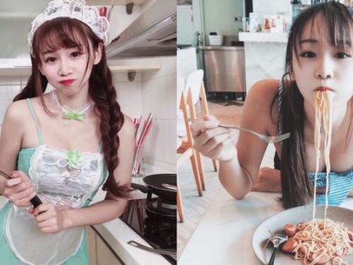 性感萌廚娘「機機 Shacy」獻上深夜私房料理　邀你一起吃她下的麵！