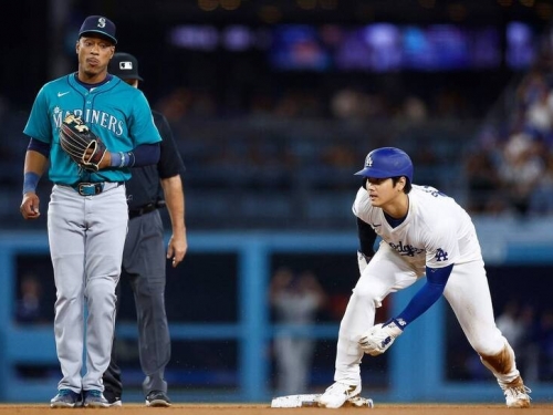 MLB》大谷翔平再跑1盜聽牌歷史偉業！ 道奇3連戰橫掃水手