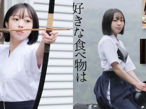 山裡長大的樸素弓箭美少女出道，被開發後含著精液去上學...