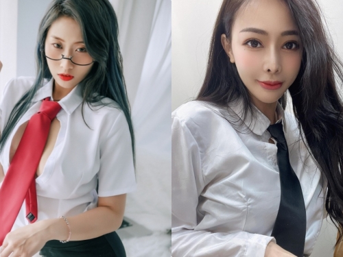 3位有著圓潤巨乳的「超火辣OL」，「一手無法掌握的酥胸」任人搓揉！