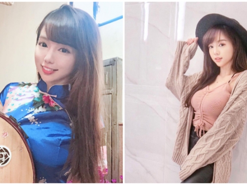 「國樂正妹」丘涵演奏配巨乳，氣質美顏搭火爆身材讓你視聽雙享受