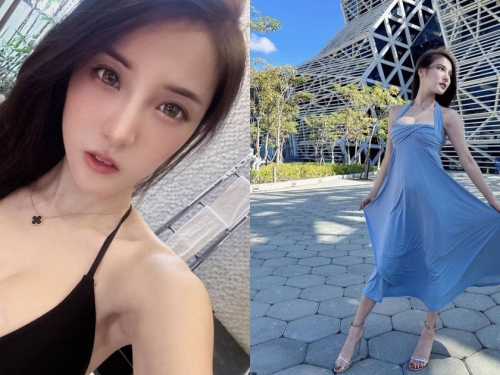 高雄駁二出現「白皙氣質正妹」！「霏霏」爆乳洋裝秀曼妙曲線！