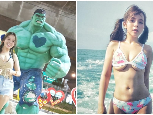 胸部比浩克還大！「巨乳女神」香菱狂傲身材太逆天，根本就男人復仇者！