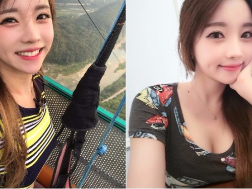 「長腿美女」體驗高空滑索！急速下滑「渾圓美臀」乍現！仰望視角讓網驚呼：太美好