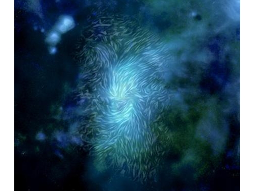 銀河系中心的磁場或解釋兩大奧秘