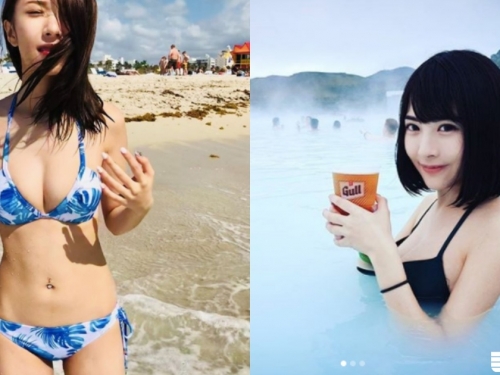 半張臉還是仙！「表特美乳仙女」比基尼照兇兇der，只剩半張臉還是辣得鄉民嫑嫑！