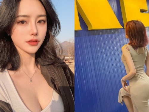 IKEA正妹「火辣背影」讓人驚豔，「性感連身裝」辣到受不了！