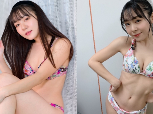 突襲寫真女星「仲村まひろ」髒亂宿舍　使用過的胸貼直接貼在牆上