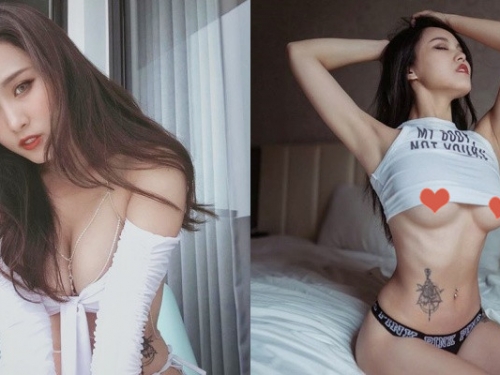 尺度飆破天際！辣模「Effi」不穿內衣放風「巨乳」！各種「若隱若現」超撩人