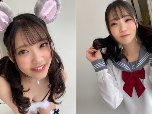 告別鼠年！　青春美少女新人「二葉繪麻」扮成性感小老鼠獻上酥胸揮別2020！