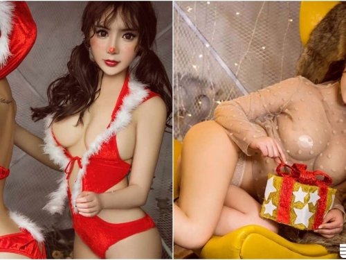 姊妹丼來一發？強國辣模雙拼太惹火，性感小麋鹿「巨乳＋美腿」一次到位！