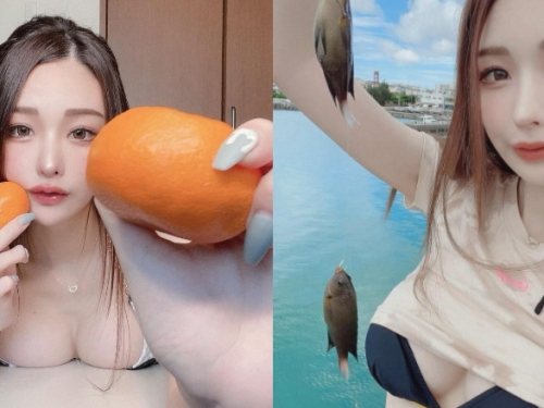 173cm長腿櫻花妹有「兵器級乳量」　爆乳捧橘祝新年大吉大利