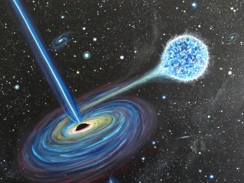 類太陽星的潮汐撕裂現象揭示黑洞「狂宴」之謎