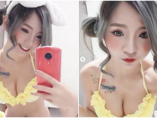正妹惹火比基尼「爆乳自拍」，放送「Ｑ彈美乳」粉絲樂歪了！