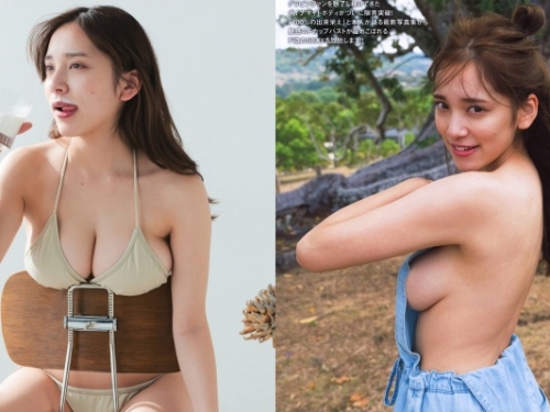 衝擊視覺的「超豐沛乳量」！G 奶女神「都丸紗也華」火辣寫真曝光  讓人喘不過氣了…