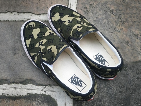 史上最強聯名　村上隆 X LV X Vans Slip-Ons 鞋款