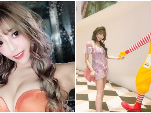 快放開麥當勞叔叔！「爆乳正妹」蘿拉牽牽小手讓廣大網友羨慕嫉妒